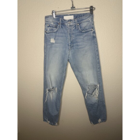 Mother Superior Jeans Tomcat The Confession High Rise Destroyed Jeans 26 - Picture 6 of 16